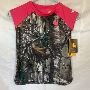 Carhartt Pink & Camouflaged T-Shirt 6X
